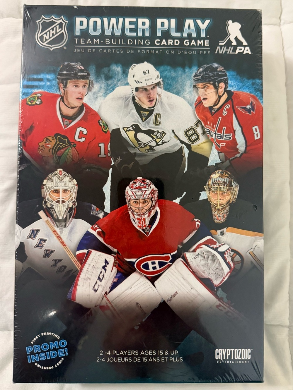 New Cryptozoic NHL Power Play Team Building Card Game Sealed